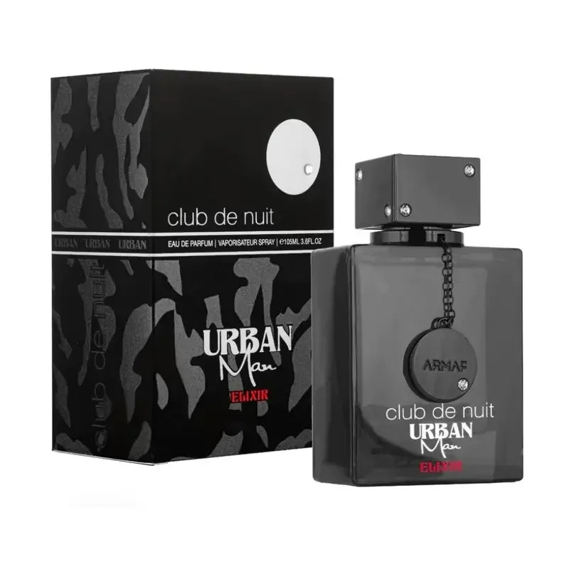 Armaf Club De Nuit Urban Man Elixir Eau De Parfum 105ml 3.6Fl.Oz Long Lasting Men Perfume Woody Spicy Scent