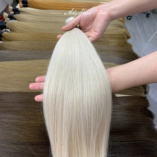 2025 Hot Selling Wholesale Premium Virgin Human Bulk Hair Fast Shipping Vietnamese Customized Unprocessed OEM Kinky Wig Tangle