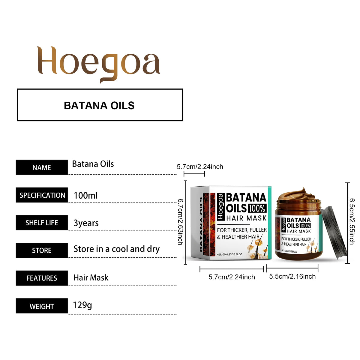 Batana Oils Hair Mask Deeply Nourishes Repairs Damage Adds Natural Shine Smooths Hair Promotes Growth Thickens Improves Texture Vitamin E Gentle Hair Care