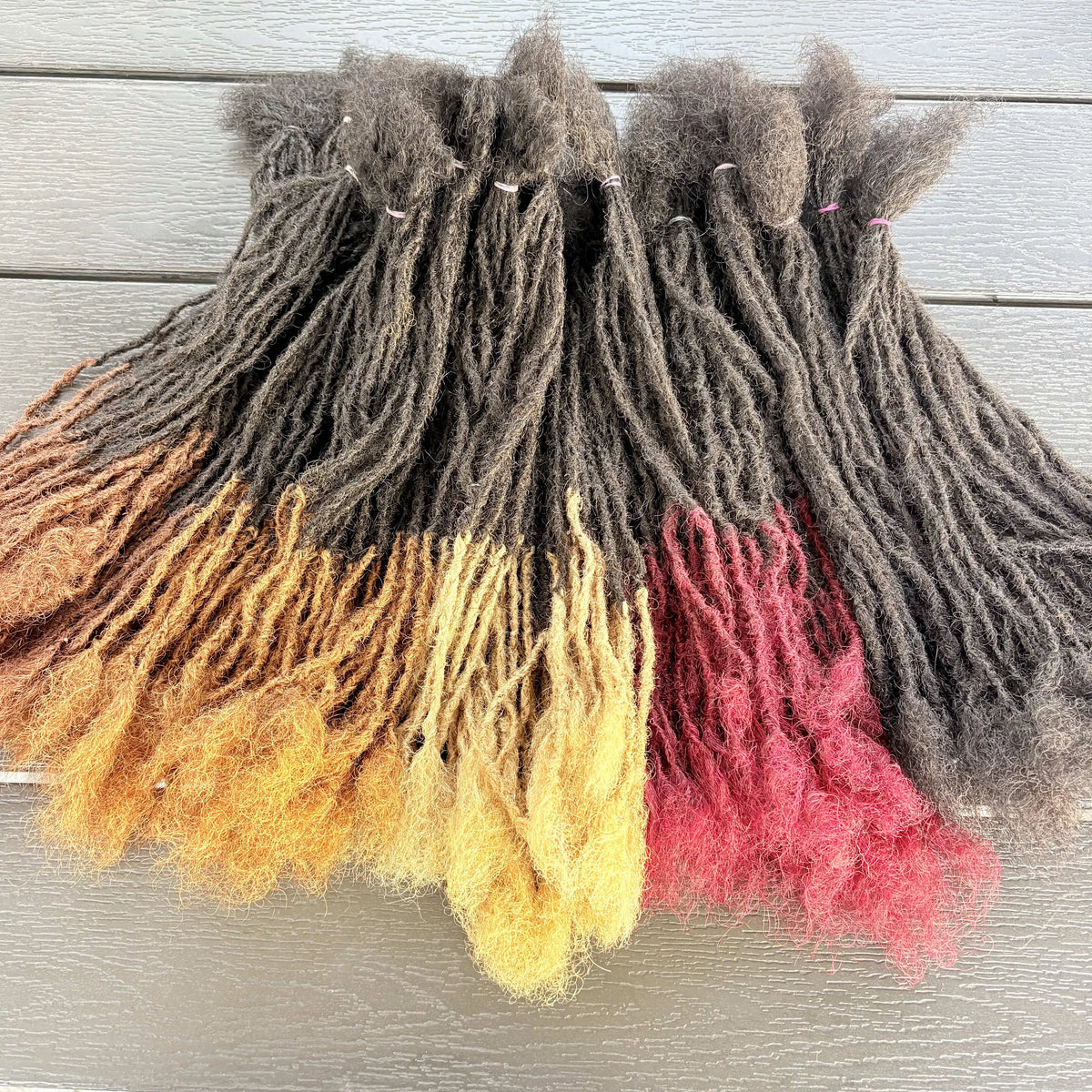 Colored 10inch 0.2cm Handmade Inter Loc Extension Human Hair Permanent Micro Locs Extensions Natural Looking Soft Sisterlocks