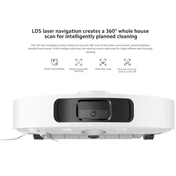 Mi Robot Vacuum Cleaner X20+ Plus 6000Pa Suction Wet & Dry Automatic APP Control Smart Home Floor Cleaning Robot