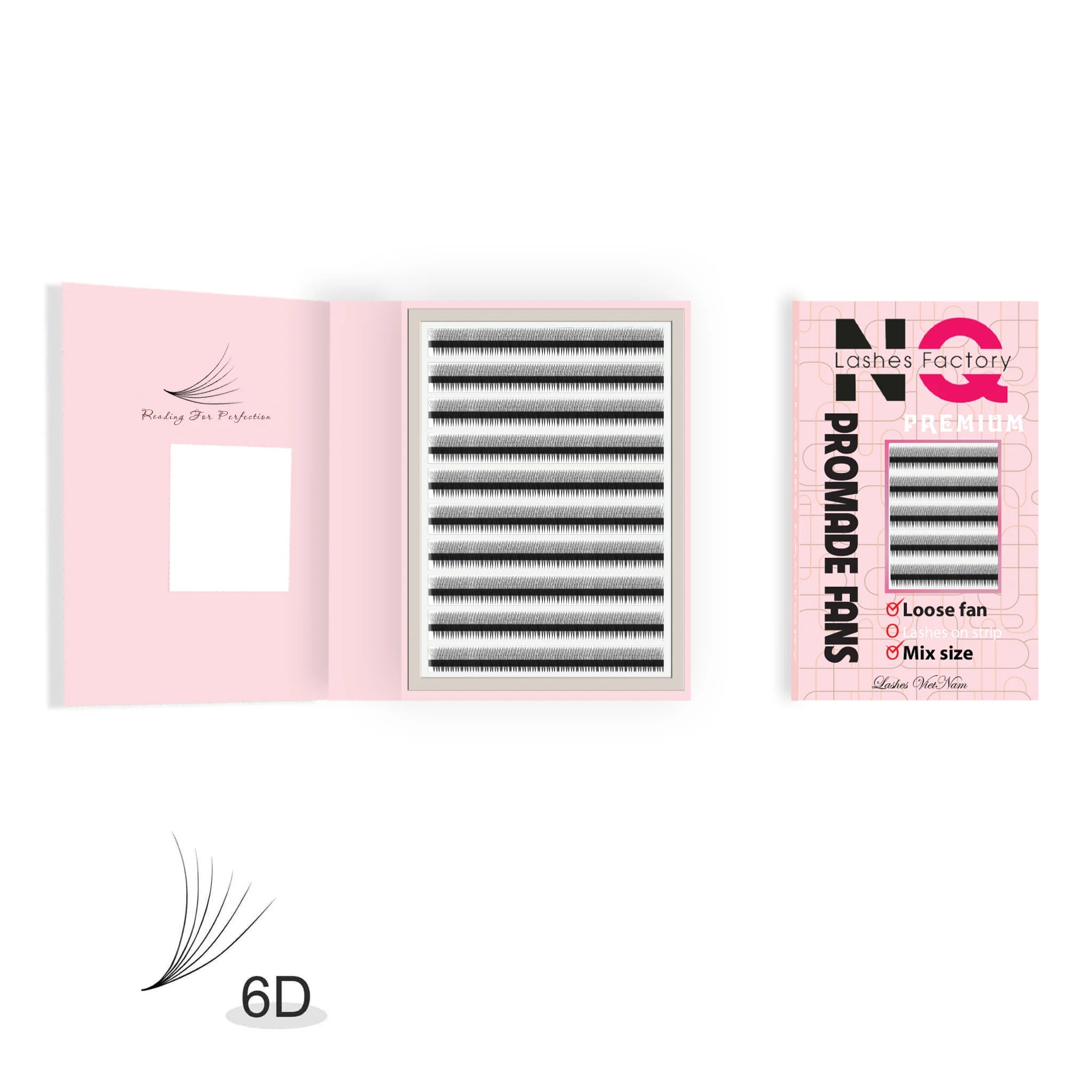 Semi-Handmade Natural Soft Synthetic Eyelash Extensions Premium Product Category