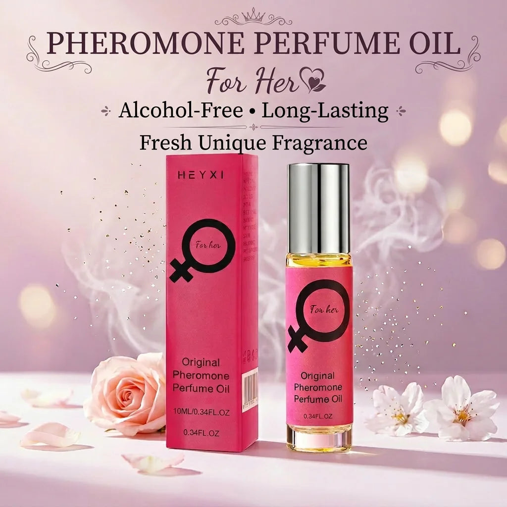 Alcohol-Free Roll-On Perfume for Women Natural Floral Scent Long-Lasting Mild Fragrance Portable and Elegant Daily Body Perfume