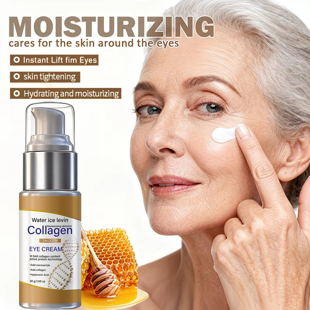 Collagen Niacinamide Hydrating Eye Cream 30g Firming Moisturizing Daily Eye Area Skin Care