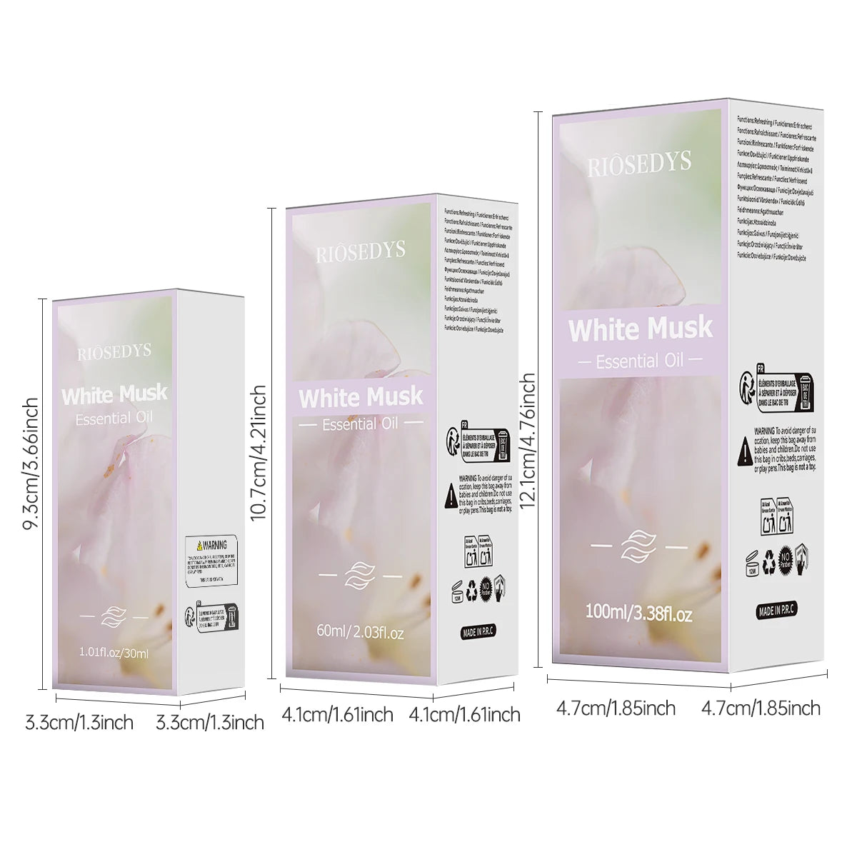 WHITE MUSK Essential Oil, Soft Musk Fragrance Oil for Diffusers, Aromatherapy & DIY Scented Crafts, Clean and Elegant Aroma