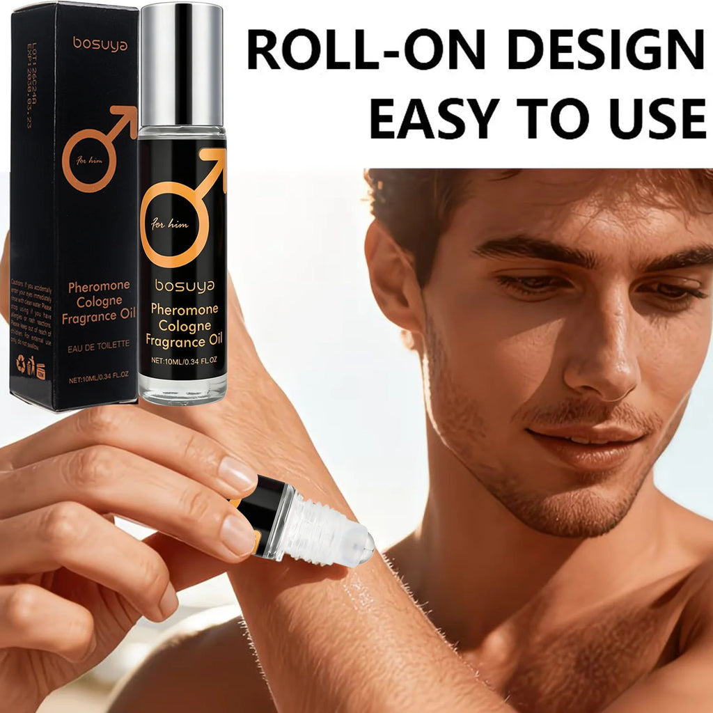 Roll-On Sexy Pheromone Perfume – Fresh & Long-Lasting Fragrance Captivating Scent for Men and Women Perfect for Lovers and Dates