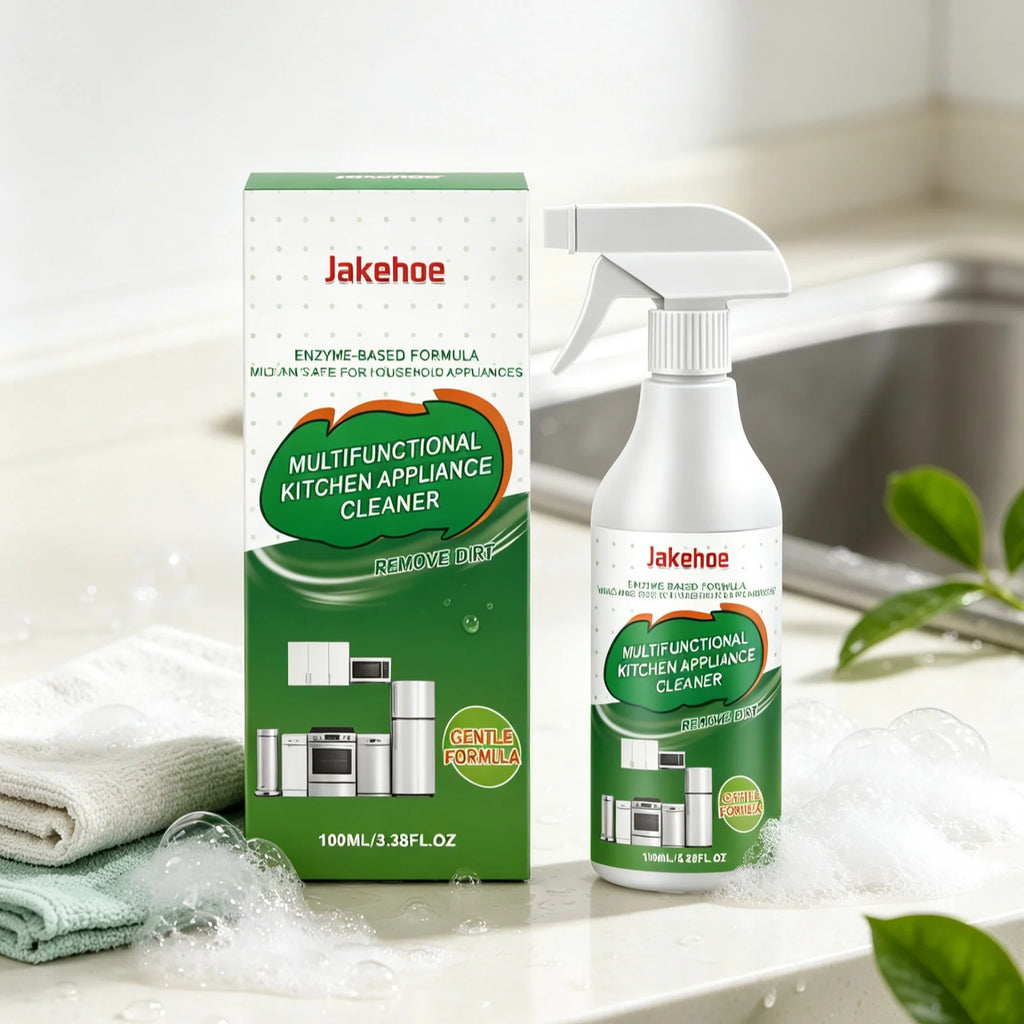 Jakehoe Kitchen Appliance Cleaner Powerful Decontamination Deep Stain Removal Refresh Kitchen Odors Multi Purpose Kitchen Spray