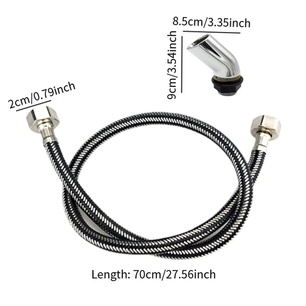 Mixer Tap Bath Sink Faucet Shower Head Spray Hose Push On Washing Hairdresser For Barber Shop Salon Shampoo Accessories