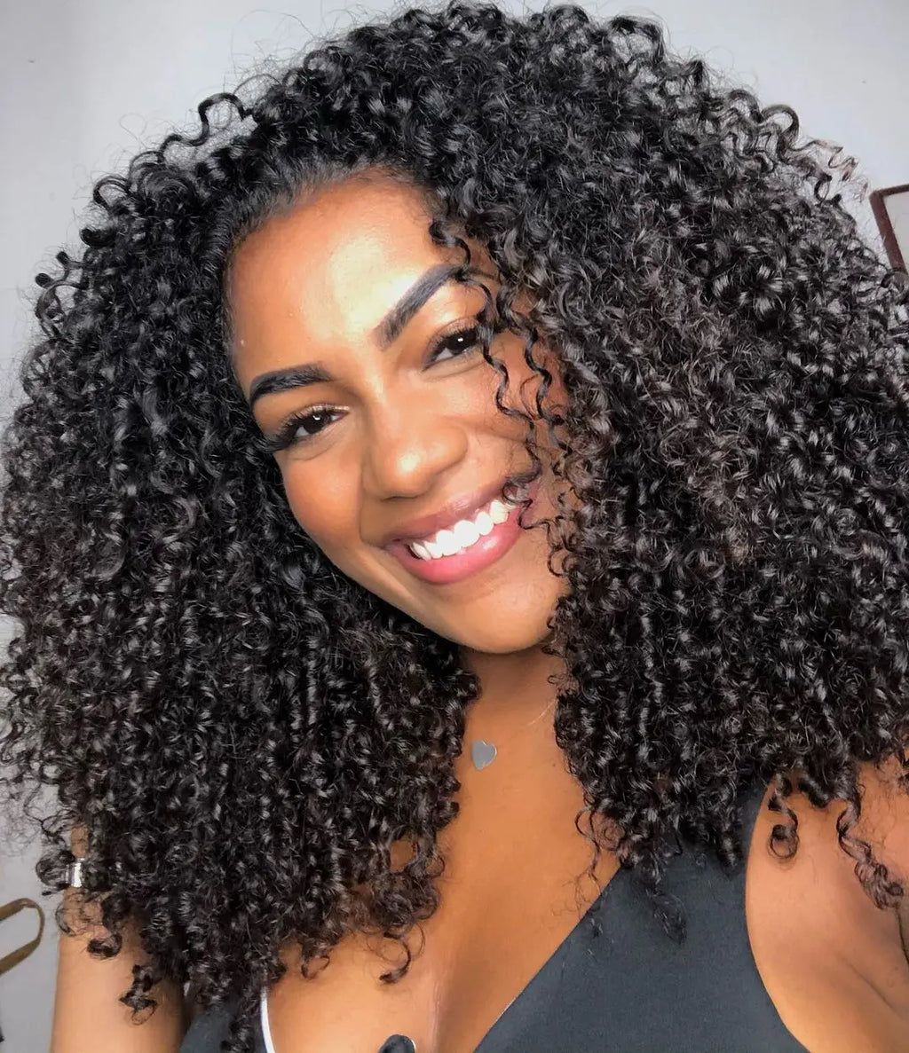Pre Looped Feather Crochet Human Hair Kinky Curly For Black Women Pre Separated Knotless Burmese Curly Hair For Braiding