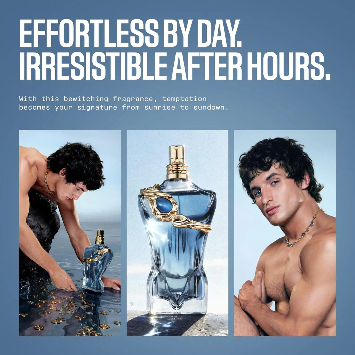 Jean Paul Gaultier Le Beau Narcisse Eau De Parfum Spray – Addictive Amber Musk & Tonka Bean Scent, Bergamot, Long-Lasting Designer Fragrance, Perfect Gift, 4.2 Fl oz / 125 ml
