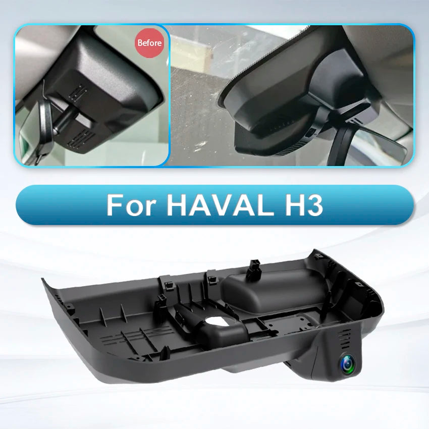Plug and Play Dash Cam Car DVR UHD Video Recorder Camera For HAVAL H6 H7 F7 F7x H9 H3 DARGO Jolion GWM POER 4K Dashcam USB Port