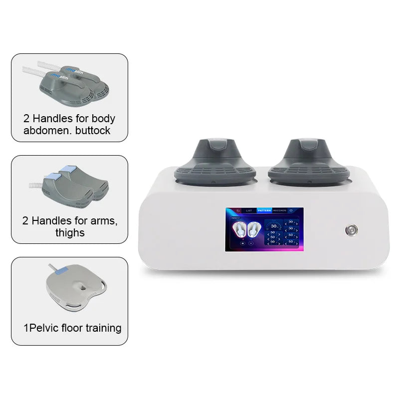 Myoslim Muscle Stimulator RF EMS Body Sculpt 15T 6500W NEW Portable Machine Slimming Weight Lose Electromagnetic