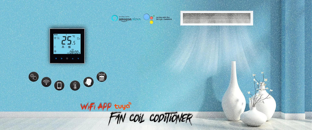 0-10V fan temperature regulator 2P air conditioning temperature controller with TUYA WiFi