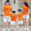 Printed (Graphic Print) Short Printed TC (Terylene-Cotton blend) Short sleeve Front Vietnamese Orange T-Shirt