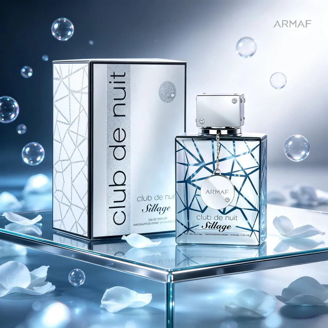 Armaf Club De Nuit Sillage Unisex Eau De Parfum (3.6 oz / 105 ml) – a Spicy, Woody, and Oriental Fragrance Featuring Long-Lasting, High-Projection Performance (8–10 Hours); an Ideal Gift for Birthdays or Anniversaries.