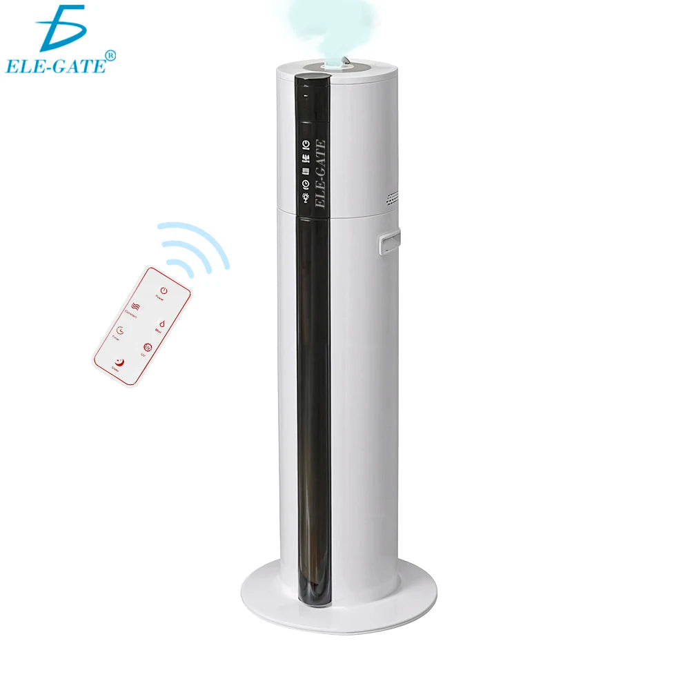 8 Liter Ultrasonic Aromatherapy Humidifier Remote Control Electric Power Source French Operating US Portable for Hotels RVs