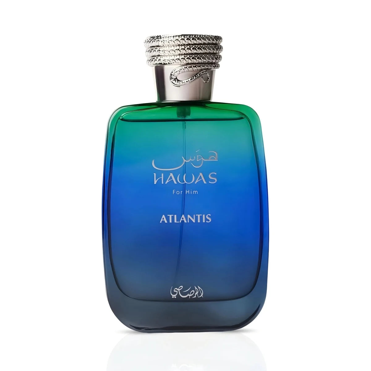 Hawas For Him Atlantis Eau de Parfum 100ml 3.38fl.oz Men Aquatic Woody Long Lasting Fragrance