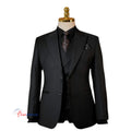 High-End Breathable Anti-static Windproof Men's Business Casual Suit Single-Breasted Formal Blazer Vest Pant Custom Made 100%