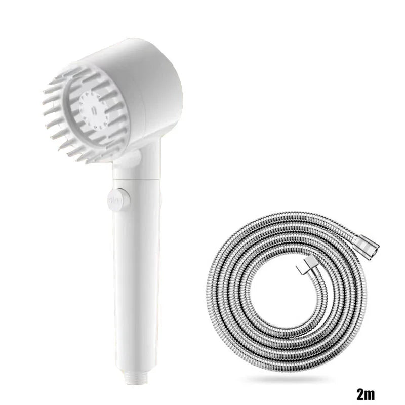 Shower for Bathroom Accessories Three Level Adjustment Showerhead Pressurization Head Massage Knobs Filter Set Showers Parts