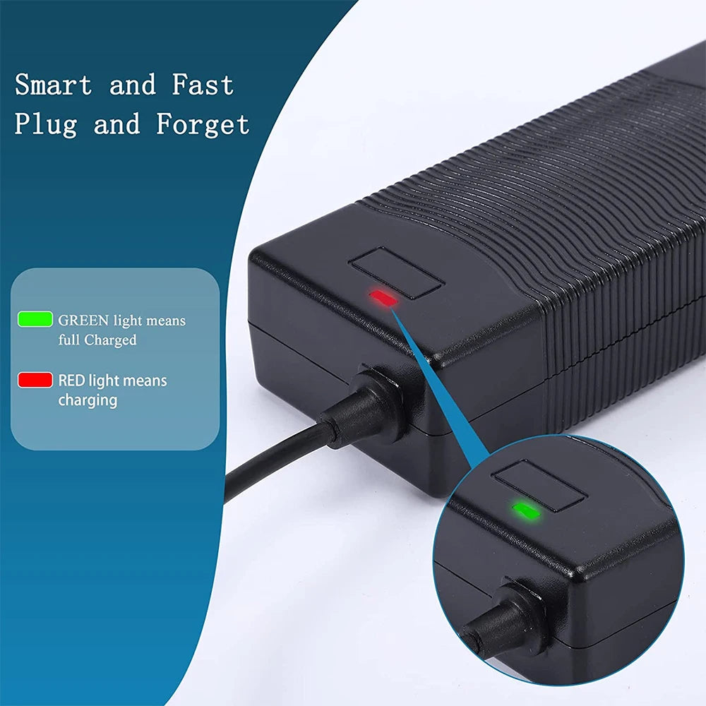 42V 2A Charger for Isinwheel S9 Pro S9 Max, I9/I9 Pro/1S, GXL V2, Apex XL, Rival, XR Elite, Vibe & Nova Pro, Glide Pro