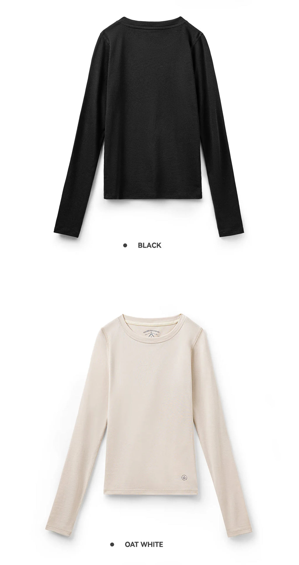 Maden Women’s Thermal Top Crew Knit Long Sleeve Underwear Shirt Slim Fit Inner Wear Warm T-shirt Autumn Spring Female Inner