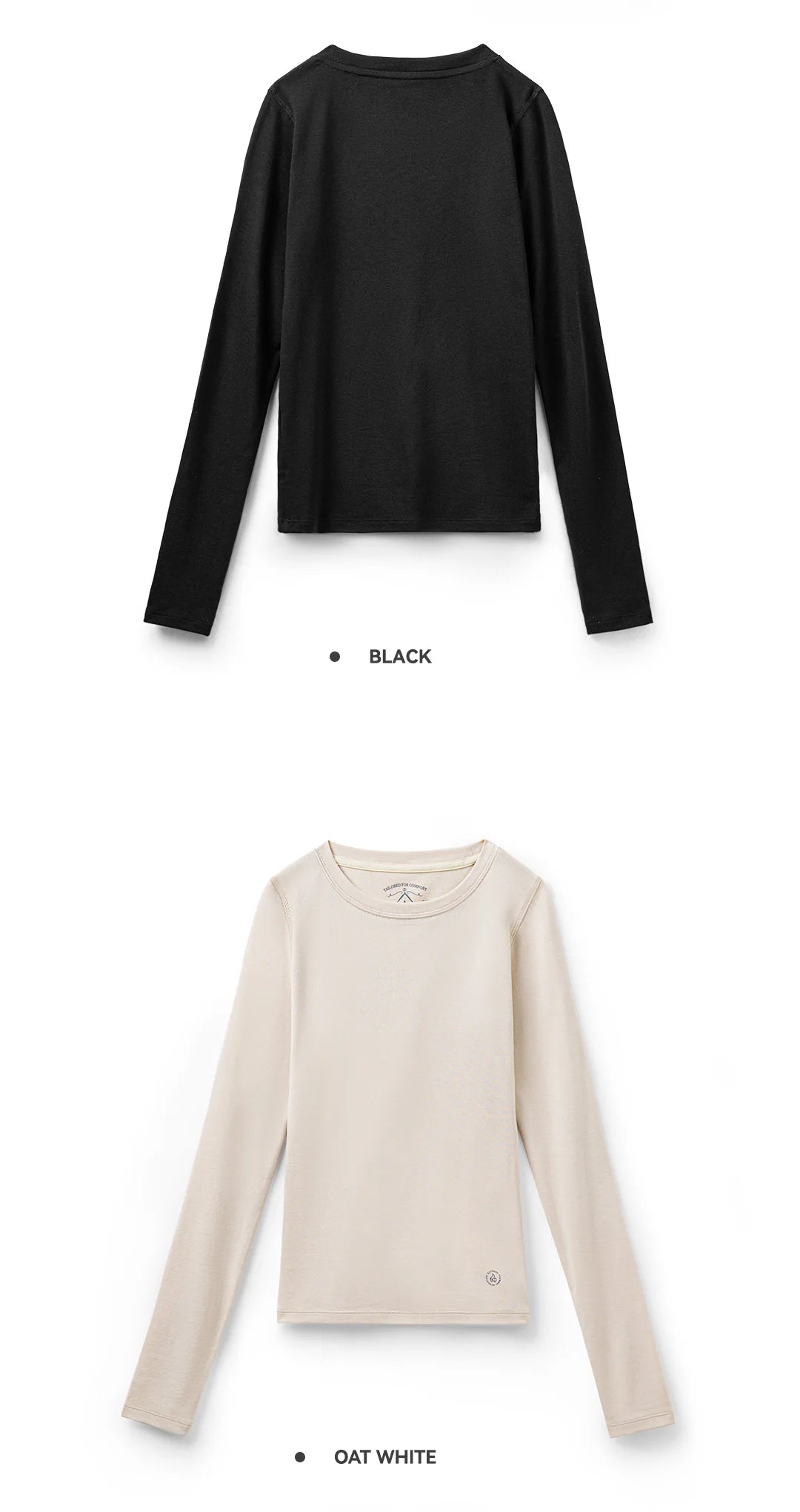 Maden Women’s Thermal Top Crew Knit Long Sleeve Underwear Shirt Slim Fit Inner Wear Warm T-shirt Autumn Spring Female Inner