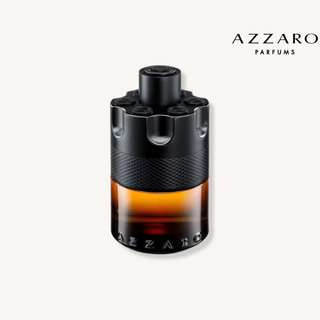 Azzaro the Most Wanted Eau De Parfum Intense; a Long Lasting Men's Cologne Featuring Vibrant Cardamom, Addictive Toffee Accord, and a Masculine Trail Of Amber Wood.