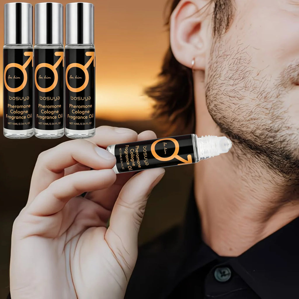 Roll-On Sexy Pheromone Perfume – Fresh & Long-Lasting Fragrance Captivating Scent for Men and Women Perfect for Lovers and Dates