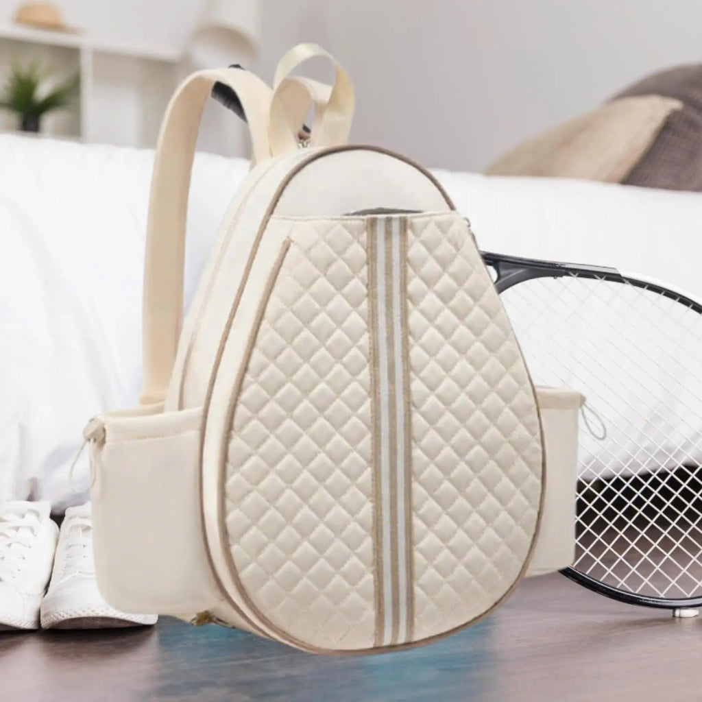 Tennis Bag Large Capacity Premium Tennis Crossbody Backpack Waterproof Lightweight Tennis Accessories for Men Women Training
