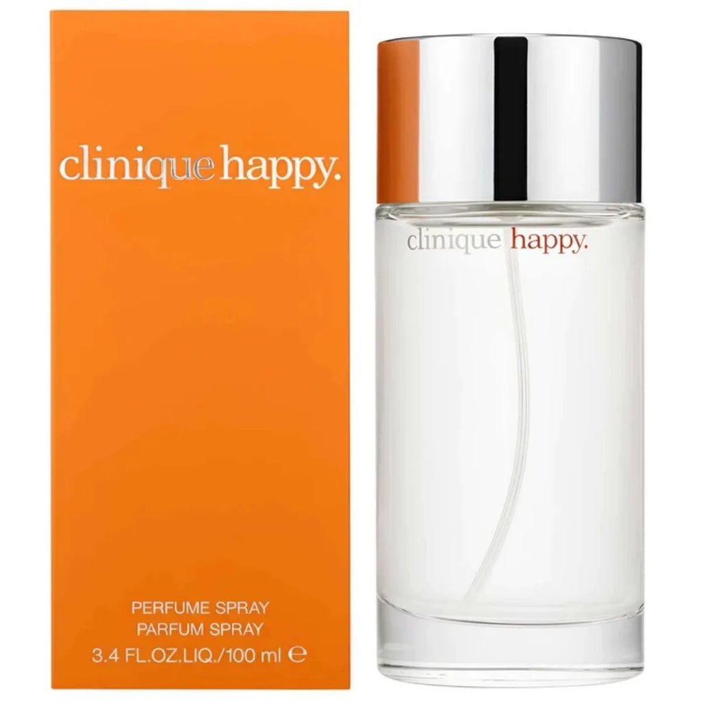 Clinique Happy Women Perfume Spray, Floral Fruity Fragrance, 100ml 3.4FL OZ Bright Citrus Fresh Scent Eau de Parfum for Ladies Daily Wear