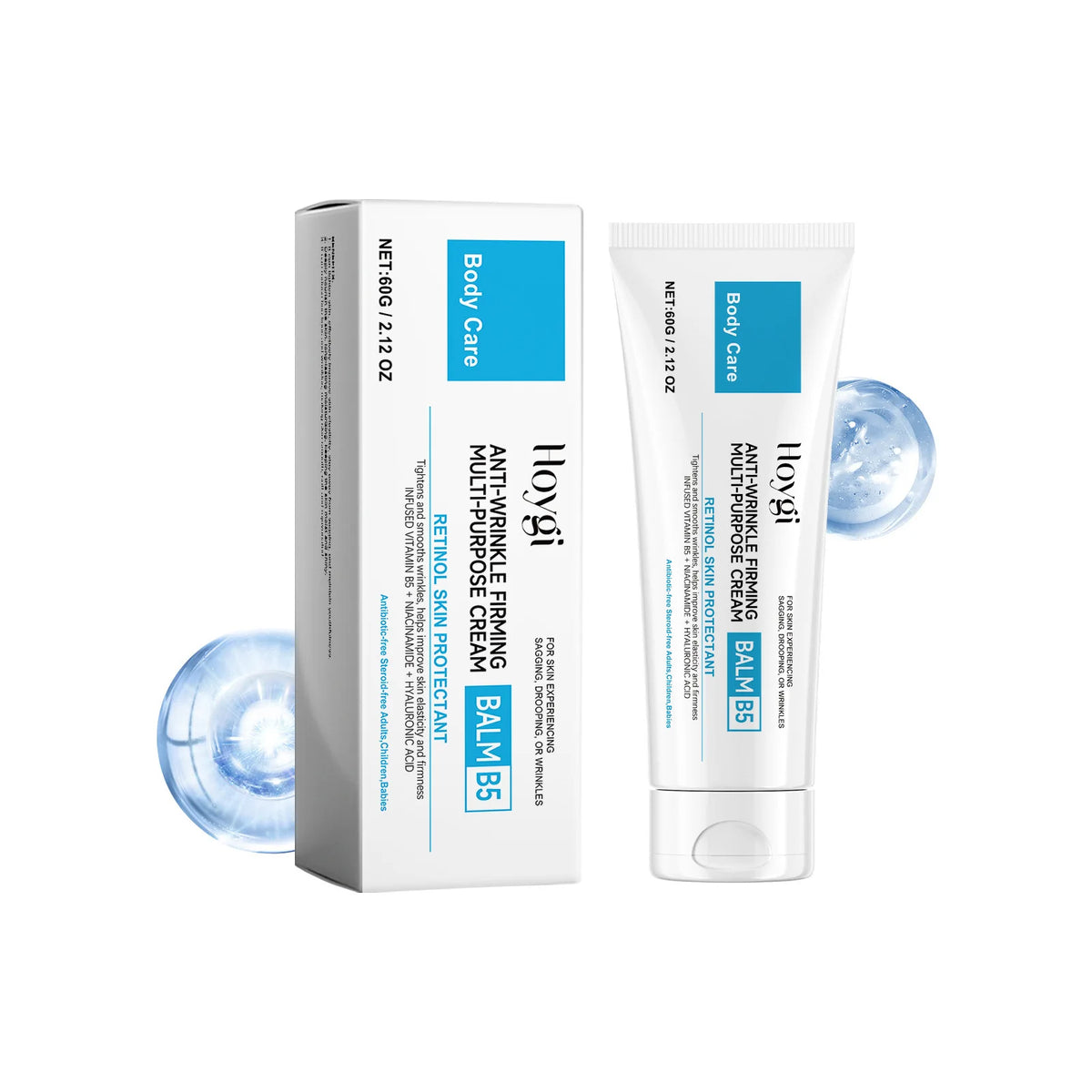 Body Firming Cream Moisturizing Improve Sagging Skin Repair Dryness Tightening Collagen Firming Vitamin B5 Body Butter Lotion