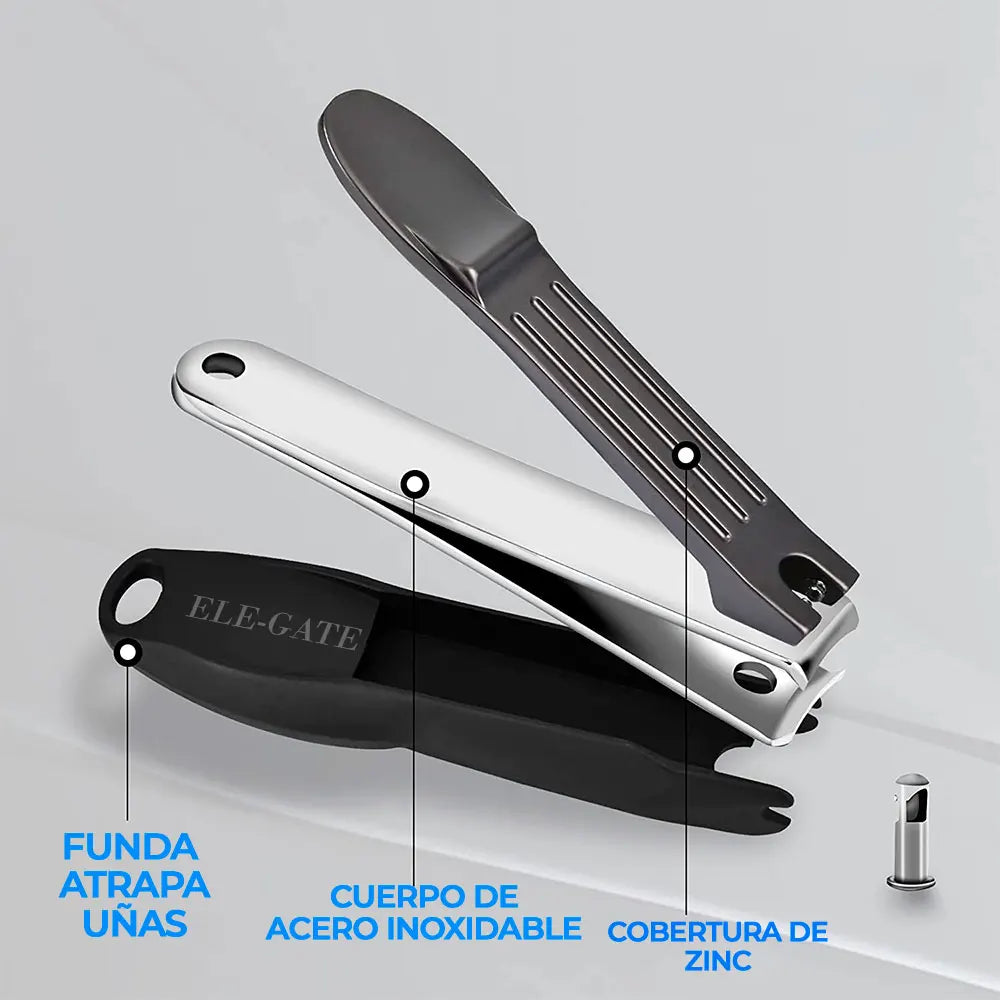 ELE-GATE Professional Stainless Steel Nail Care Tools Straight Blade Wide Jaw Opening Clipper for Baby's Fingers Toes Cuticle