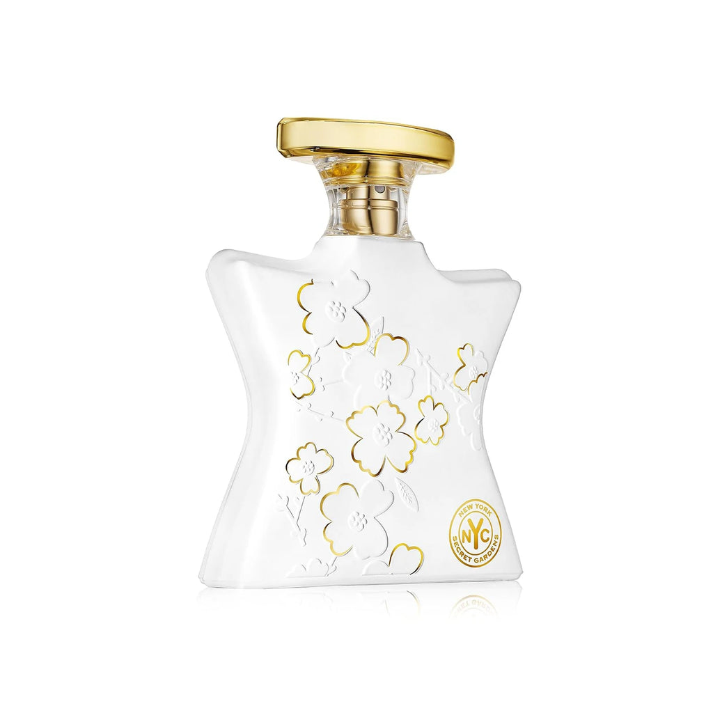 Bond No. 9 New York Secret Gardens Eau de Parfum Spray for Women – Lush Green Floral & Earthy Musk Scent, Dewy Violet, Green Leaves, Rose & Sandalwood, Long-Lasting Luxury Fragrance, Perfect Gift, 3.4 fl oz / 100 ml