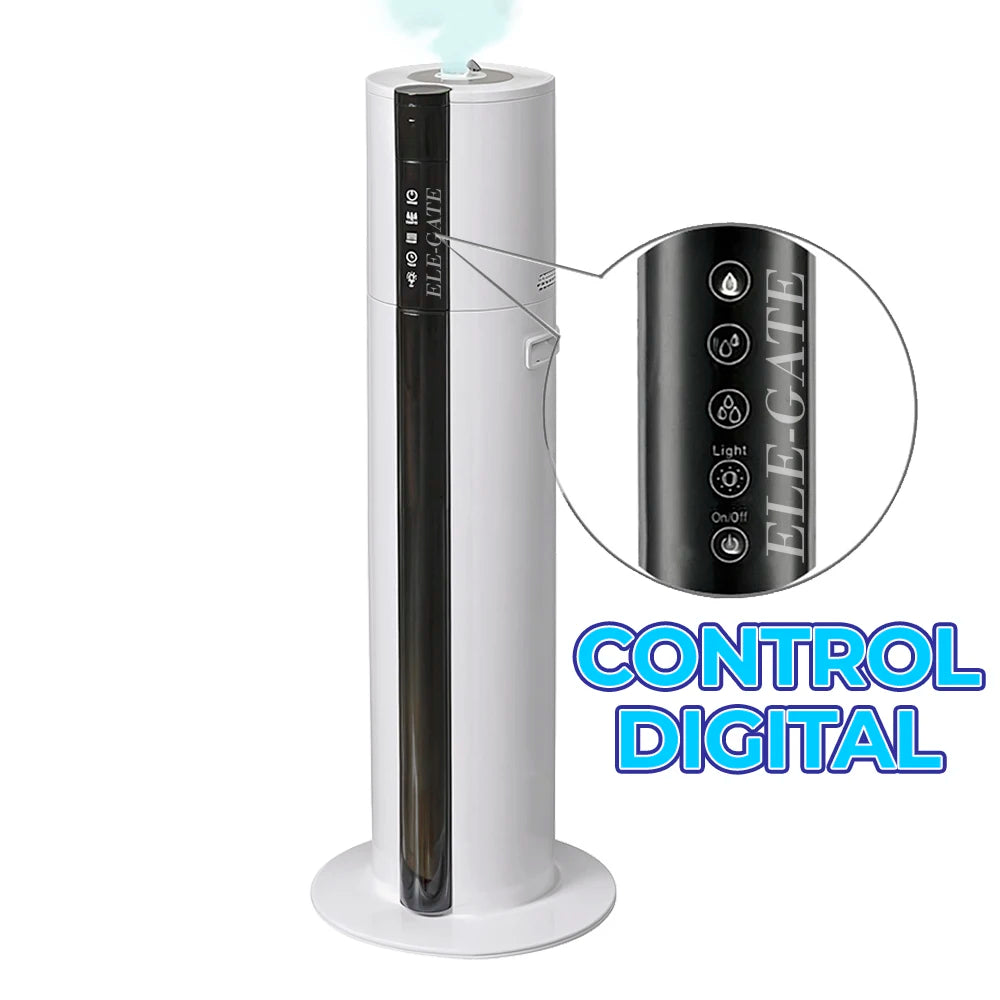 8 Liter Ultrasonic Aromatherapy Humidifier Remote Control Electric Power Source French Operating US Portable for Hotels RVs