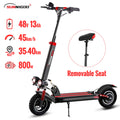 SUNNIGOO Electric Scooter for Adults With NFC Lock 48v 800w Powerful Motor Send Seat Foldable Scooter 15ah 55km Long Range