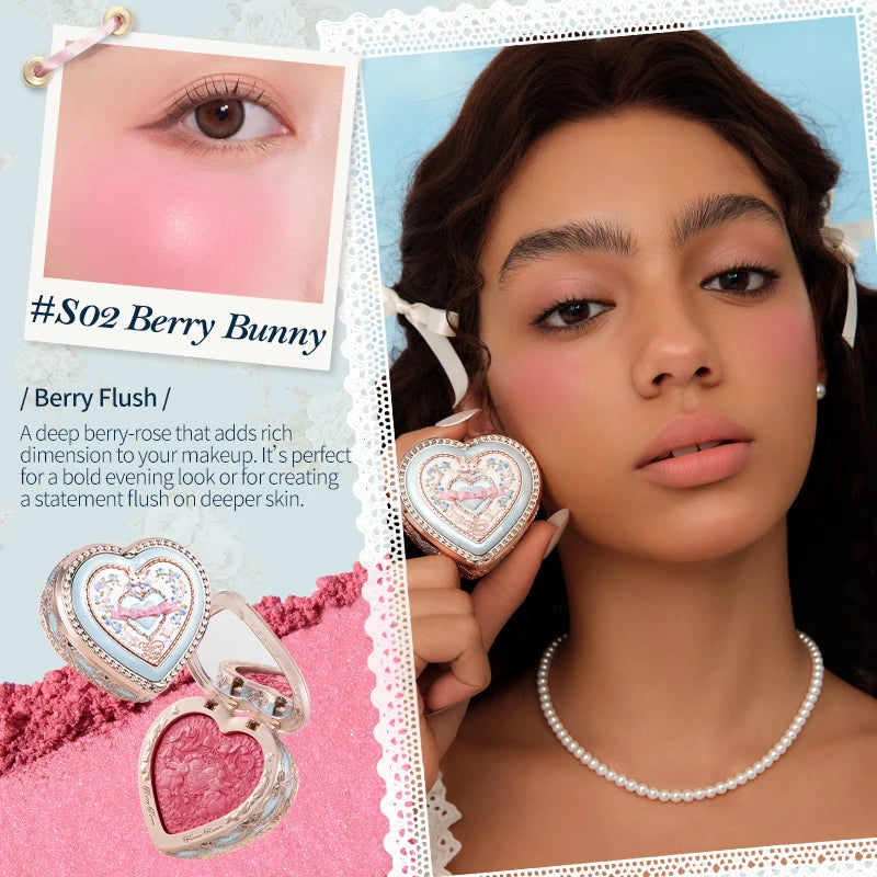 Flower Knows Bunny Garden Collection Embossed Blush