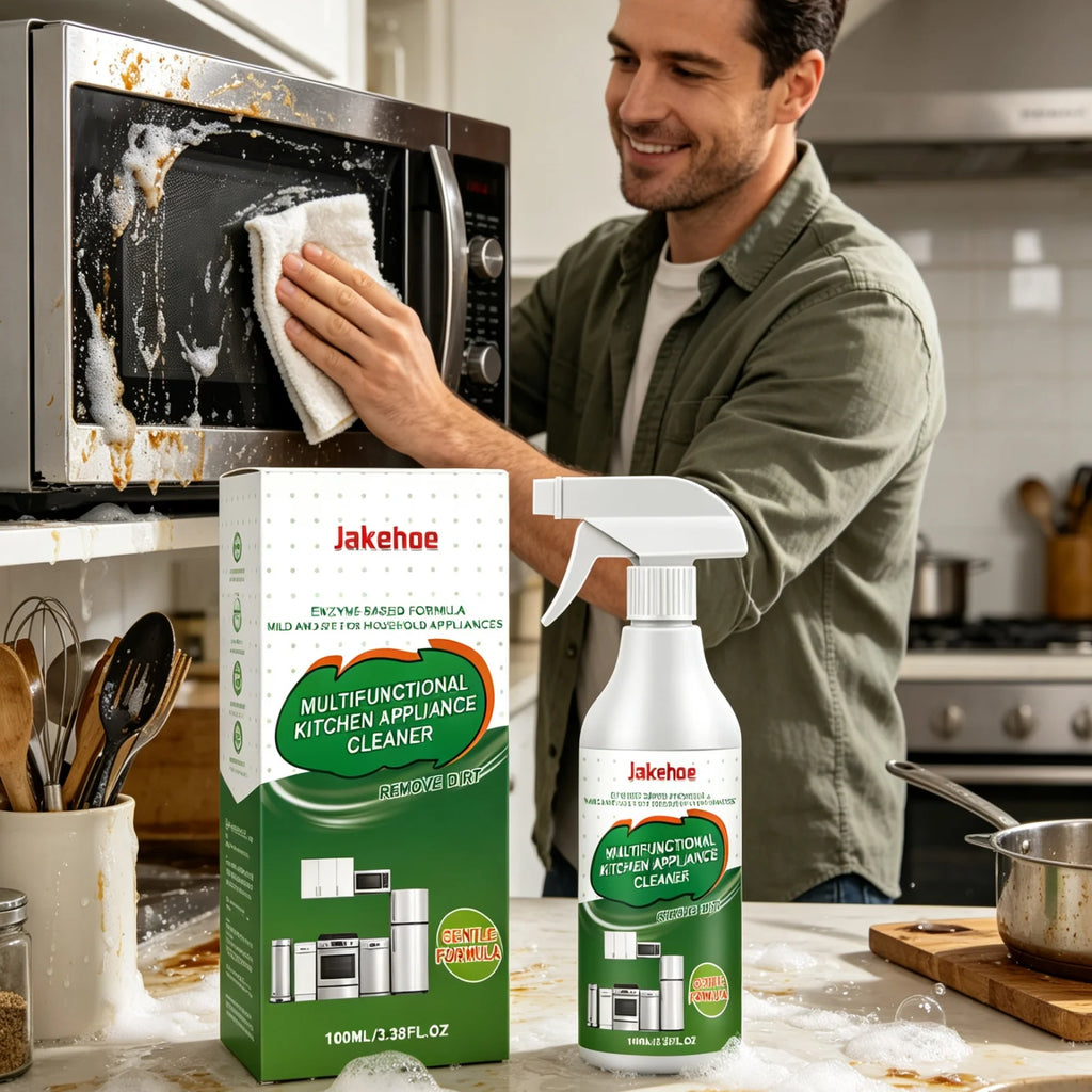 Jakehoe Kitchen Appliance Cleaner Powerful Decontamination Deep Stain Removal Refresh Kitchen Odors Multi Purpose Kitchen Spray