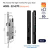 Ip66 Tuya Security Glass Sliding Door Lock Electronic Fingerprint Face Recognition Smart Door Lock Digital Lock for Slide Door