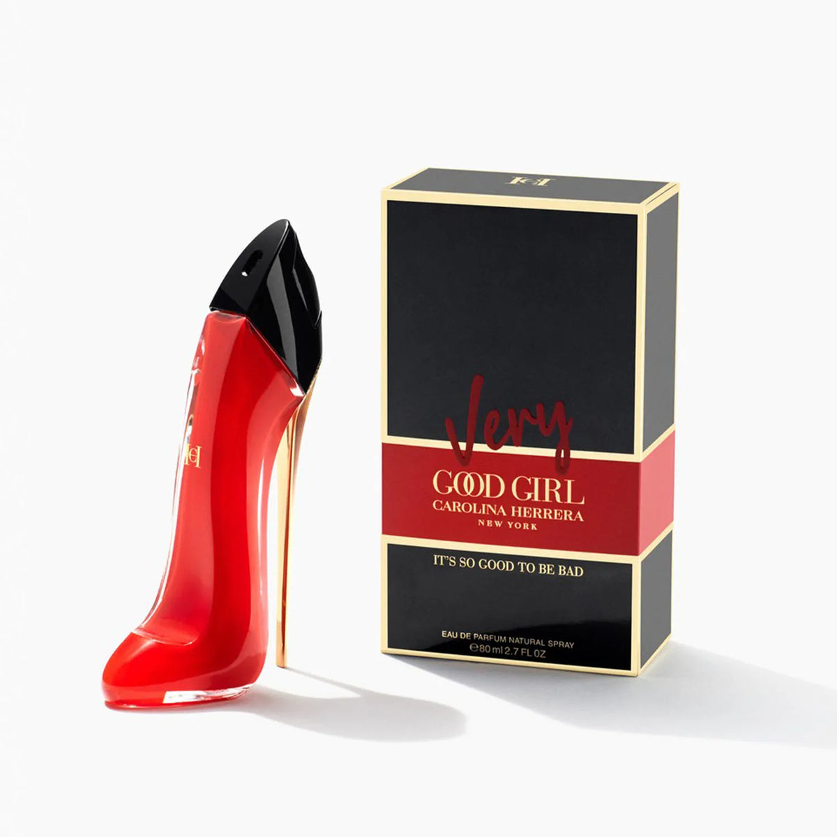 Carolina Herrera Very Good Girl Eau de Parfum Spray for Women – Playful Floral Fruity Scent, Litchi, Rose & Vanilla, Long-Lasting Luxury Fragrance, Perfect Gift for Her, 2.7 fl oz / 80 ml
