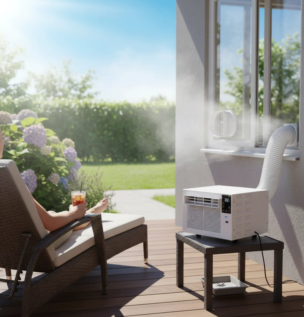 Portable Air Conditioner Moving Air Conditioner Electric Cooling Appliance 220V 280W for Camping Trucks Temporary Shelters Van