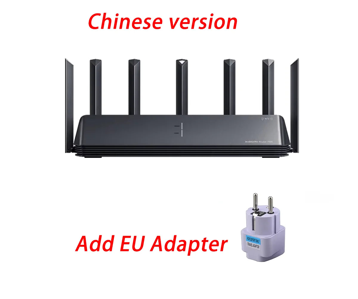 NEW Xiaomi Mi Router BE7000 Tri-Band WiFi Repeater VPN 1GB Mesh USB 3.0 IPTV 4 X 2.5G Ethernet Ports Modem Signal Amplifier -CN