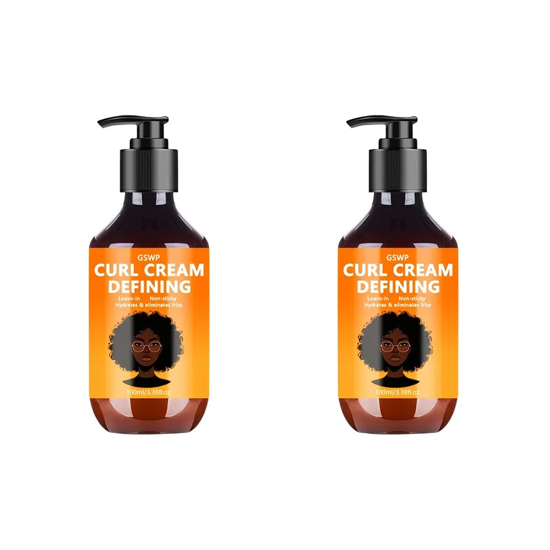 GSWP Curl-Defining Cream, Enhances Elasticity, and Effectively Controls Frizz. Featuring a Lightweight Texture. 100/200ml