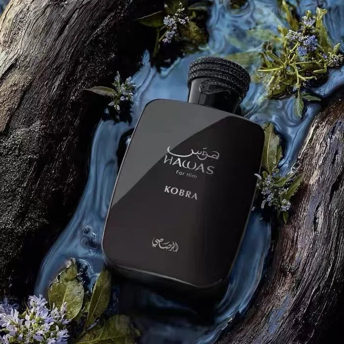 Hawas For Him Kobra Eau de Parfum 100ml 3.38fl.oz Men Woody Spicy Long Lasting Fragrance