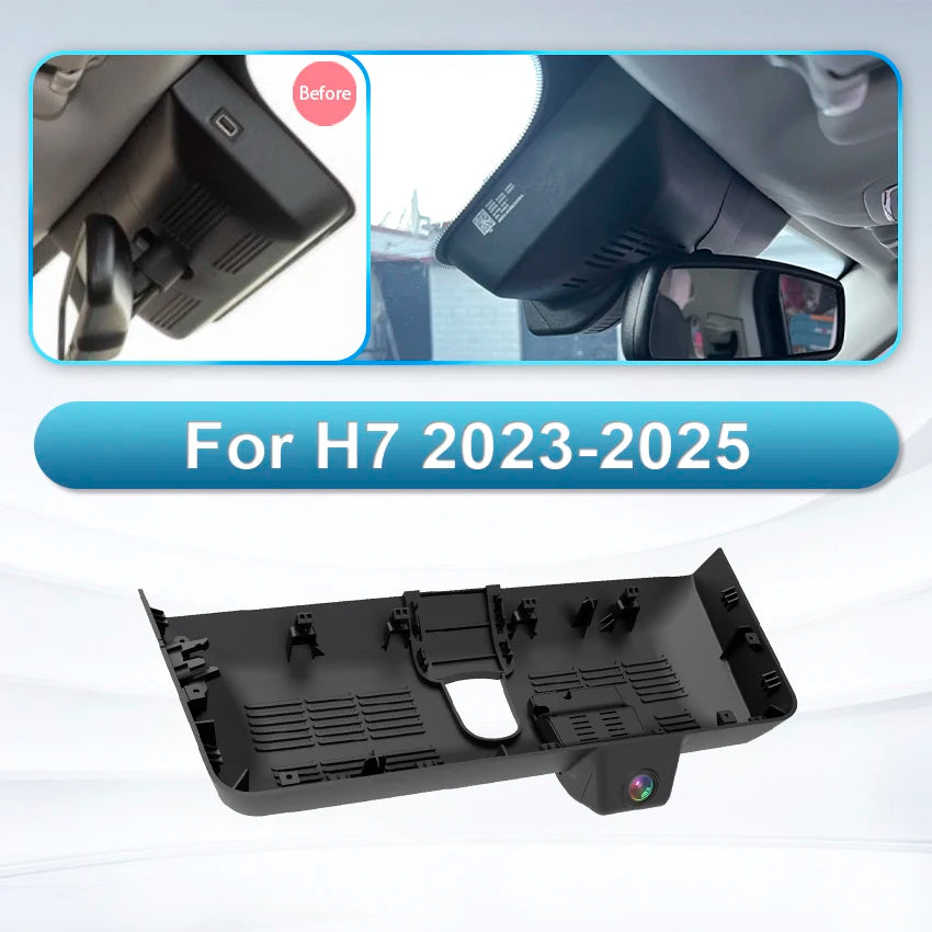 Plug and Play Dash Cam Car DVR UHD Video Recorder Camera For HAVAL H6 H7 F7 F7x H9 H3 DARGO Jolion GWM POER 4K Dashcam USB Port