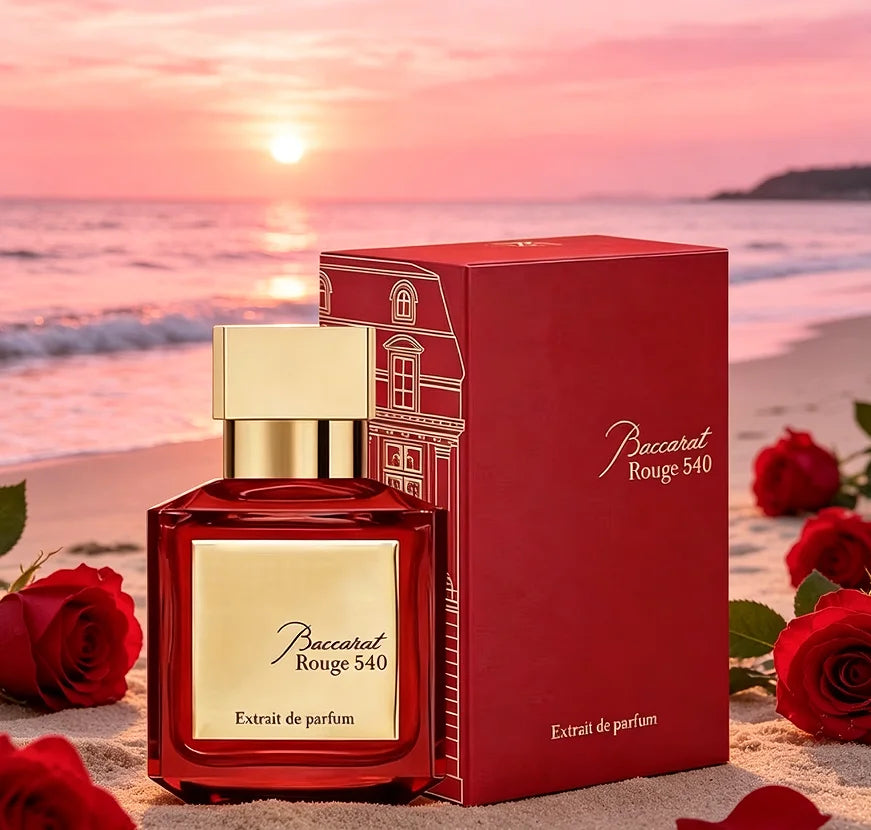 Rougee 540 Extrait de Parfum Neutral perfume Amber wood flower fragrance Long lasting fragrance, elegant luxury, unique fragrance, suitable for multiple venues, perfect gift choice