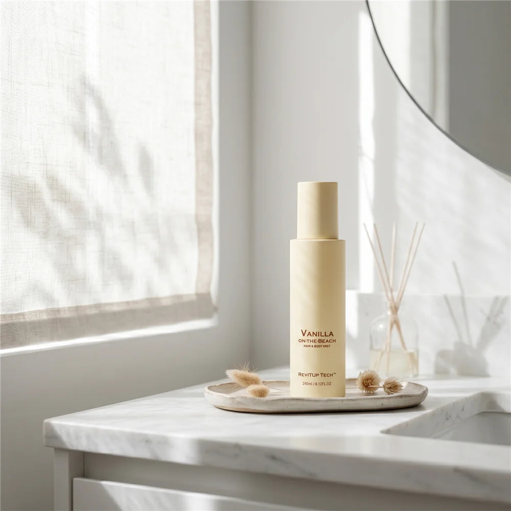 Vanilla Beach Fragrance Mist Moisturizing Hydrating Body Spray Skin Smoothing Daily Gentle Care Intense Scent Lock Professional