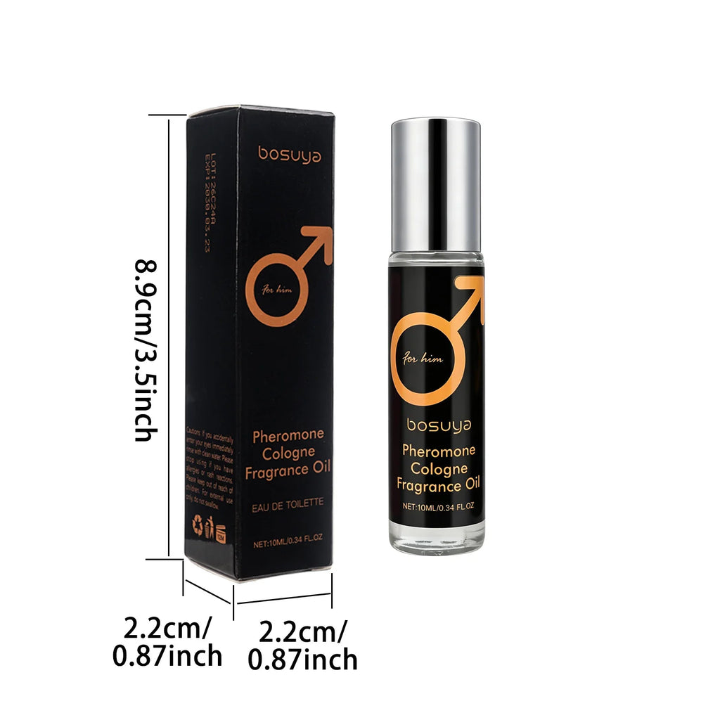 Roll-On Sexy Pheromone Perfume – Fresh & Long-Lasting Fragrance Captivating Scent for Men and Women Perfect for Lovers and Dates