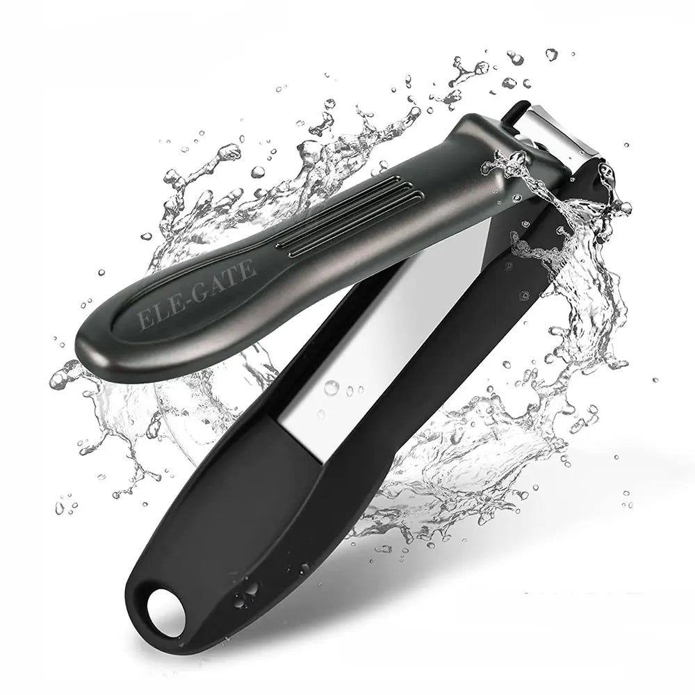 ELE-GATE Professional Stainless Steel Nail Care Tools Straight Blade Wide Jaw Opening Clipper for Baby's Fingers Toes Cuticle