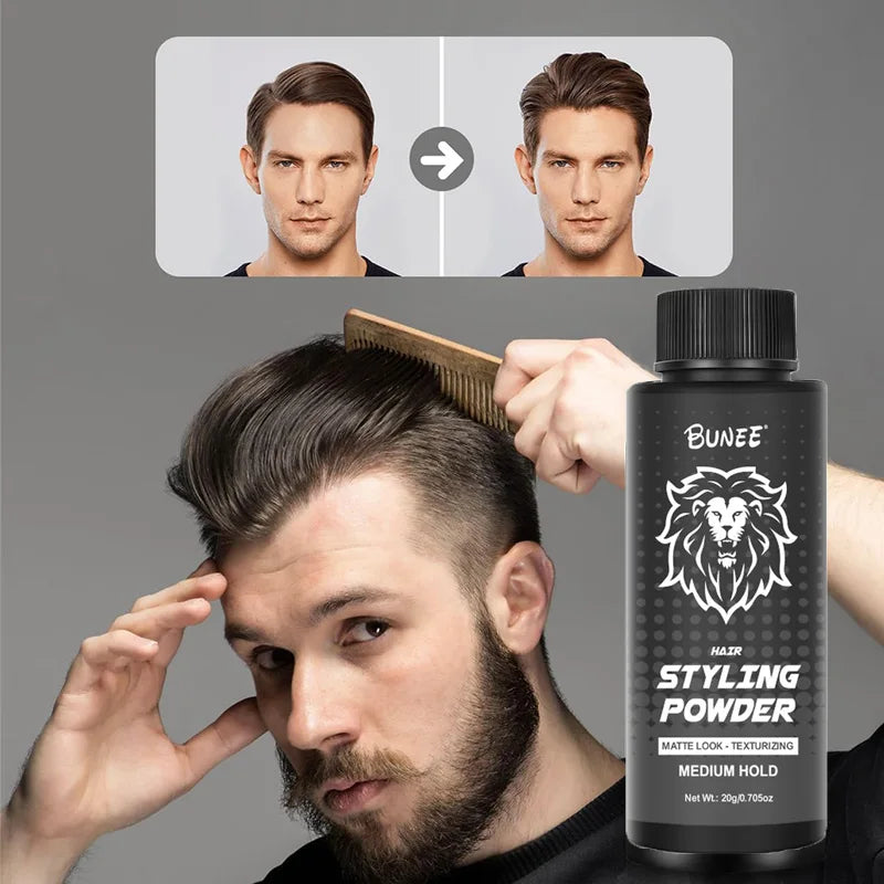 BUNEE 20g Volumizing Powder Travel Size, Oil Control, Lightweight, Natural Freshness, Non-White Cast, Unisex Use