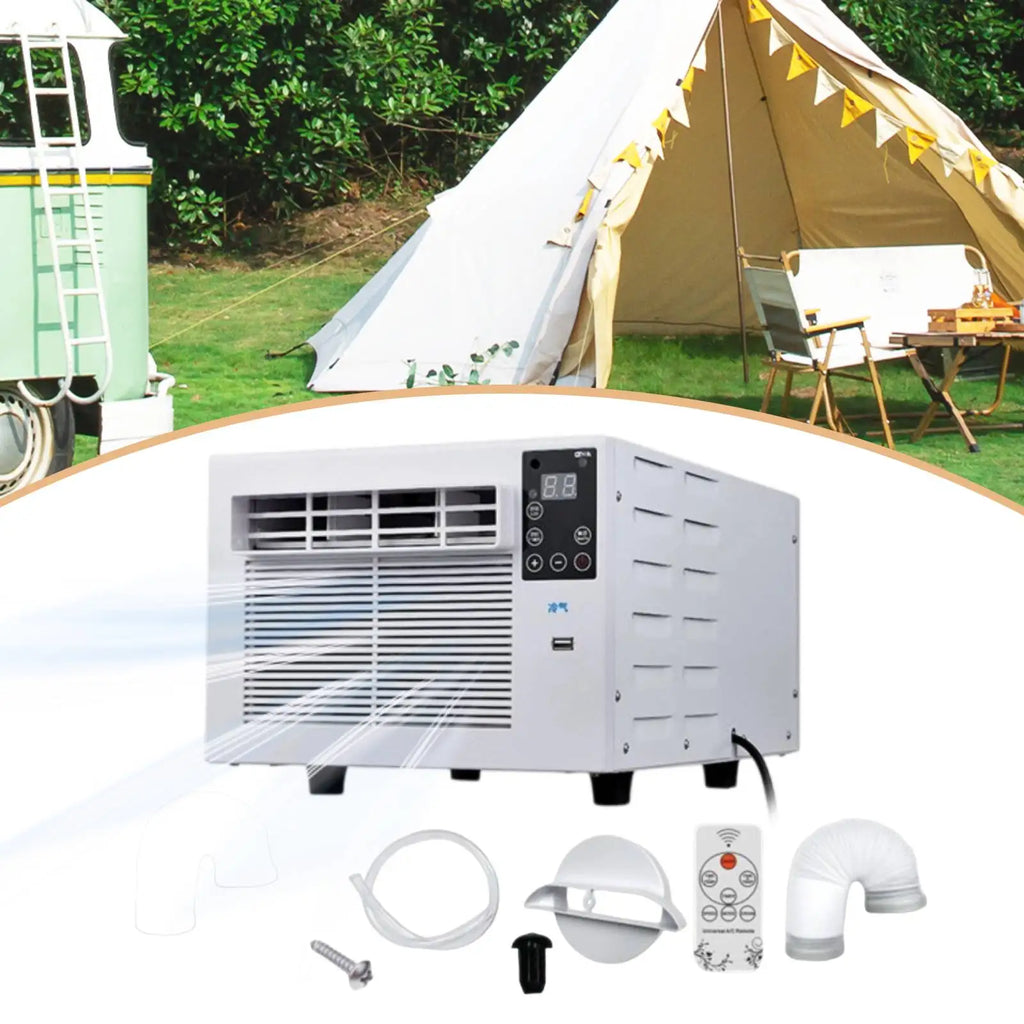 Portable Air Conditioner Moving Air Conditioner Electric Cooling Appliance 220V 280W for Camping Trucks Temporary Shelters Van